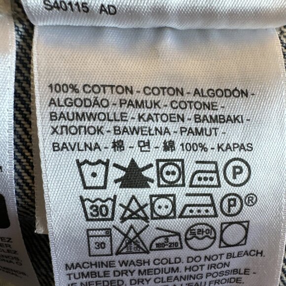 Levi's Mens 72334 Distressed XXL Blue Denim Trucker Jean Jacket Size 2XL - Picture 14 of 16